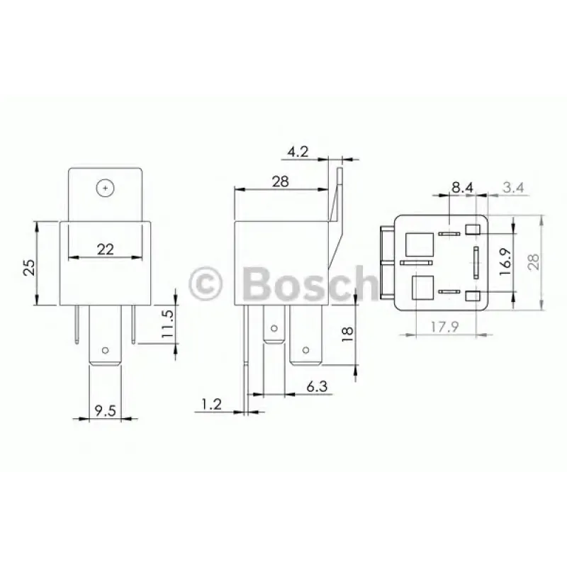 Реле свічок розжарювання  (24V) VW T5/T6 1.9/2.0/2.5TDI 03-