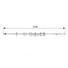 Датчик зносу гальмівних колодок (задніх) Mini (R50/R52/R53) 01-07 (L=1130mm)