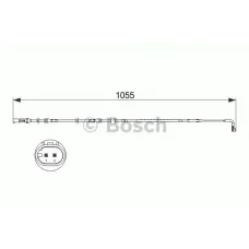 Датчик зносу гальмівних колодок (передніх) BMW 7 (F01-F04) 08-15 (L=1055mm)