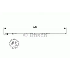 Датчик зносу гальмівних колодок (передніх) BMW 1 (E82,E87)/ 3 (E90-93) 04-11 (L=723mm)