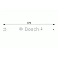 Датчик зносу гальмівних колодок (передніх) VW Touareg/Porsche Cayenne 02-10 (L=375mm)