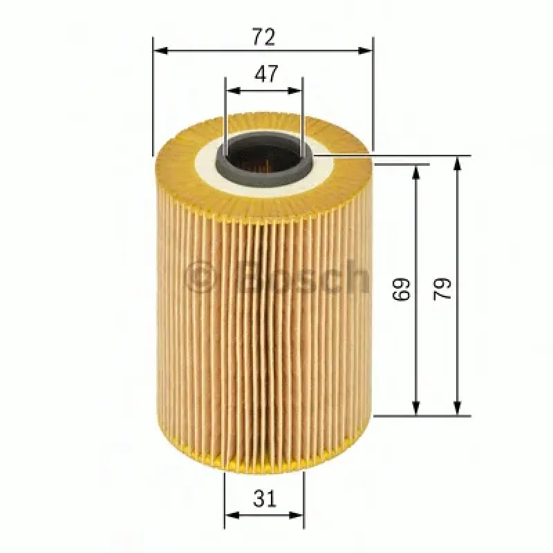 Фільтр масляний BMW 3 (E46/E90) /5 (E60) 1.6/2.0/1.8/2.0