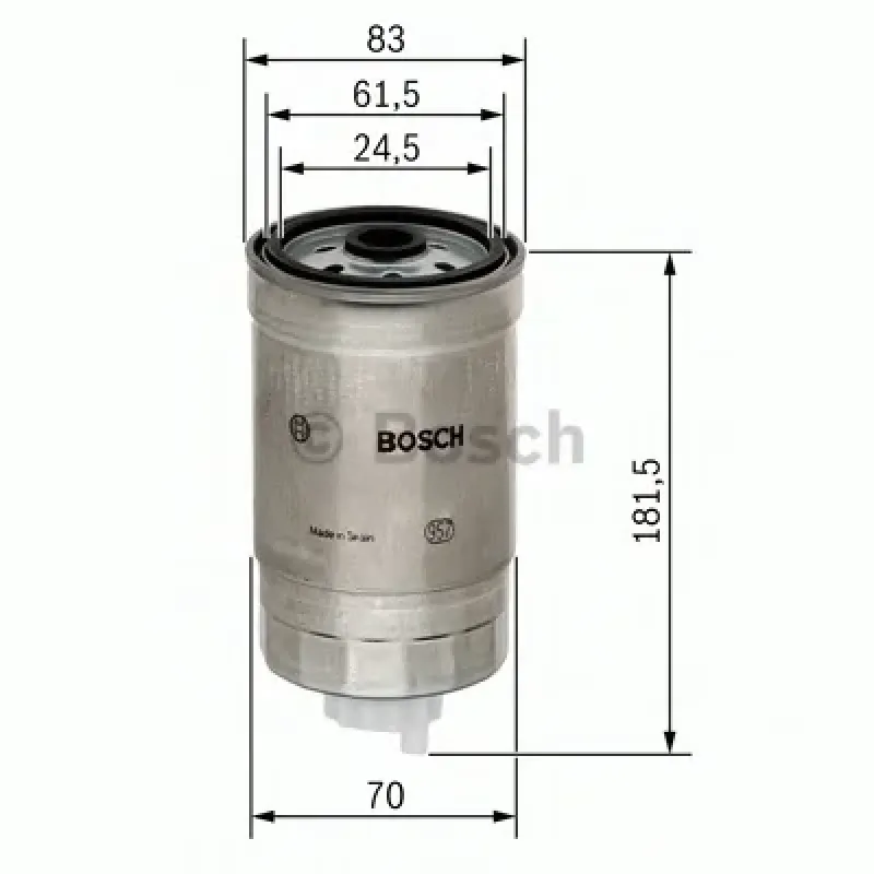 Фільтр паливний VW Passat 1.9TDI 96-05/Audi A4/A6 1.9/2.5TDI 94-05 