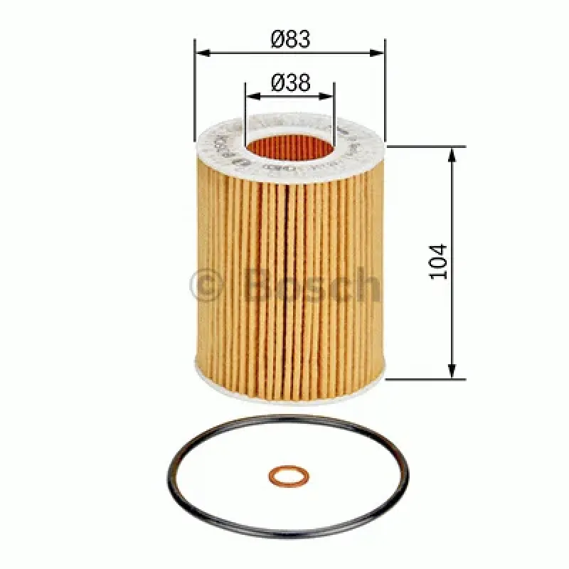 Фільтр масляний BMW 3 (E36/E46)/ 5 (E39/E60/E61)/ 7 (E38/E65/E66/E67)