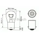 Автолампа P21W 12V 21W BA15s Pure Light