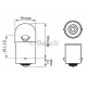 Автолампа R5W 12V 5W BA15s Pure Light