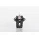 Автолампа 12V 1.2W B8.5d Black (в щиток приладів)
