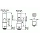 Автолампа H6W 12V 6W BAX9s Pure Light