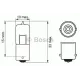 Автолампа H10W 12V 10W BA9s Pure Light