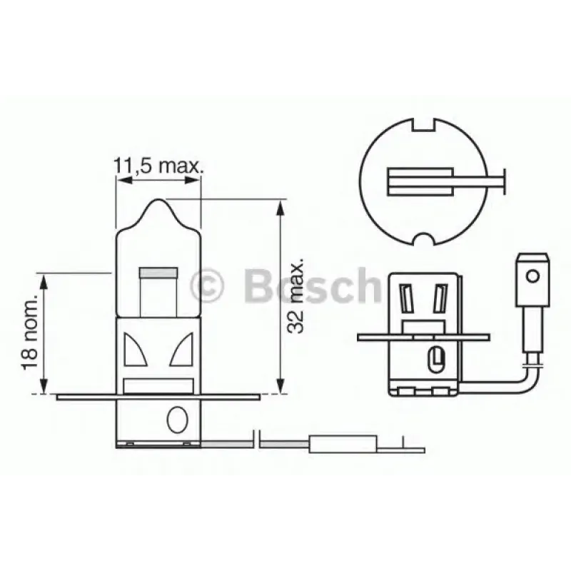 Автолампа H3 24V 70W PK22s Trucklight