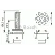 Автолампа D2R 85V 35W P32d-3