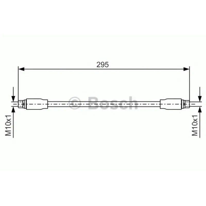 Шланг гальмівний (передній) Audi A4/A6/VW Passat 1.6-4.2 94-