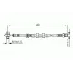 Шланг гальмівний (передній) VW Polo/Skoda Fabia I/II/Roomster/Seat Ibiza 99-15