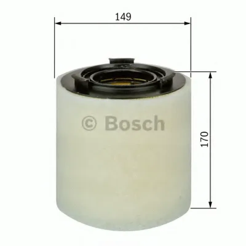 Фільтр повітряний Seat Ibiza 09-/ Skoda Fabia 10-14/Rapid 12-/VW Polo 09-