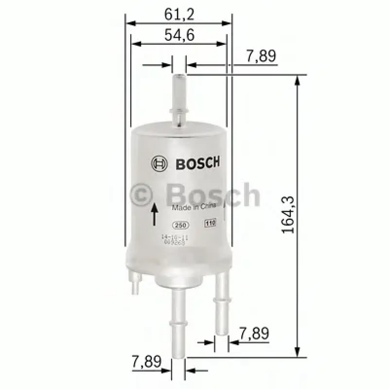 Фільтр паливний Skoda Fabia/VW Polo 1.2/1.4 01-