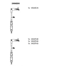 Проводи запалювання VW T5 2.0i 03-15 (к-кт)
