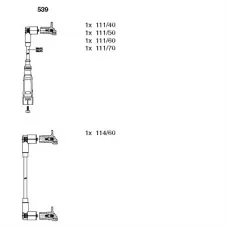 Проводи запалювання VW Polo 1.0-1.6 i 93-02/Golf 1.3-1.6 83-97/Seat Ibiza 1.5-1.6 03-09 (к-кт)