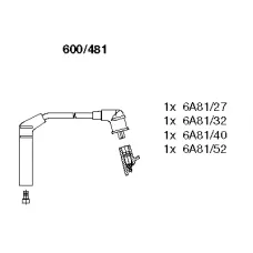 Проводи запалювання Hyundai Accent II 1.3/1.5 00-05 (к-кт)