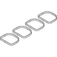 Прокладка колектора впускного BMW X3 (E83) 05-11 (к-кт), N42/N45/N46
