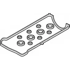 Прокладка кришки клапанів Honda Accord VII/ Civic (VII/ VIII) 2.0-2.4 01- (к-кт)