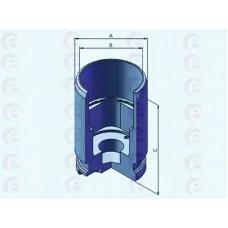 Поршень супорта (заднього) Ford Transit 06- (30x45;3mm)