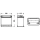 Акумуляторная батарея 45Ah/330A (220x135x225/+R/B1) Excell Азія