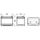 Акумуляторна батарея 70Ah/540A (270x173x222/+L/B9) Excell Азія