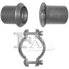 Комплект монтажних труб вихлопної Citroen Berlingo/Fiat Scudo/Peugeot Partner 1.6 HDi 98- (50mm)