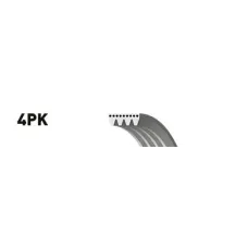 Ремінь генератора Toyota Land Cruiser 100 4.2 TD 98-07 (4PK1720)