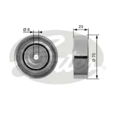 Ролик генератора BMW 3 (E36/E46)/5 (E34/E39)/7 (E38) 91-05 (натяжний) (70х23)