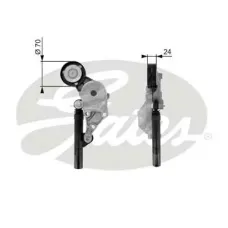 Натяжник ременя генератора VW Caddy 1.9SDI 95-04