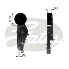 Натяжник ременя генератора Audi A4/A6 1.8-2.0 TSFI 00-08 (d=76mm)