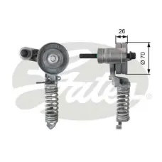 Натяжник ременя генератора Opel Astra G/Corsa C 1.2I 16V 98-