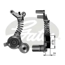 Натяжник ременя генератора Audi A4/A6 3.0 00-06