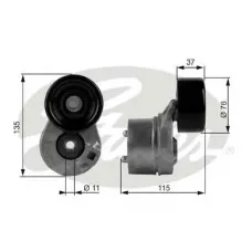 Натяжник ременя генератора Ford Transit 2.4 DI