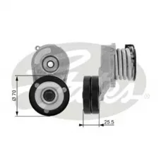 Натяжник ременя генератора Opel Combo/Astra 1.7CDTI/DTI/DI 00-
