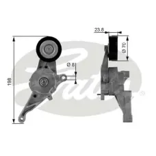 Натяжник ременя генератора VW 1.9/2.0TDI