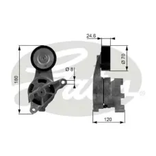 Натяжник ременя генератора VW 1.9/2.0TDI