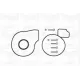 Помпа води Opel Astra G/Zafira A/B 2.2 16V 01-/Vectra C 2.0-2.2 02-08/Insignia 2.0 09- (B/B)(8 лоп)