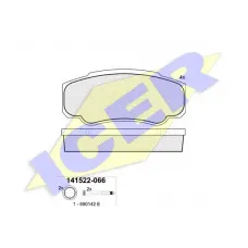 Колодки гальмівні (задні) Citroen Jumper/Fiat Ducato/Peugeot Boxer 94-