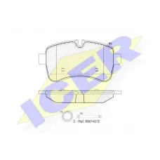 Колодки гальмівні (задні) Iveco Daily IV-VI 06-