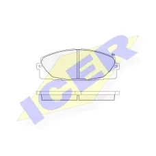 Колодки гальмівні (передні) Toyota HiAce IV/V/Hilux VII 05-