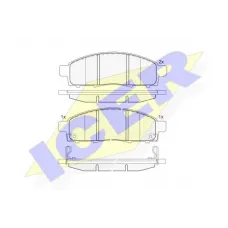 Колодки гальмівні (передні) Nissan NV200 10-