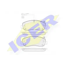 Колодки гальмівні (передні) Renault Master III/Opel Movano B/Nissan NV400 10- (+датчик)