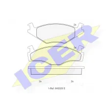 Колодки гальмівні (передні) Seat Cordoba/Ibiza/Toledo 93-02/VW Caddy/Passat B2-B4 79-92/Golf 74-99
