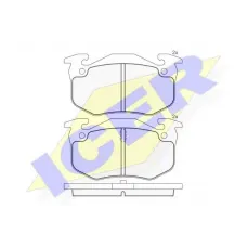 Колодки гальмівні (задні) Citroen Saxo/Xsara/Peugeot 106/306 96-05/205/309 84-98/206 01-