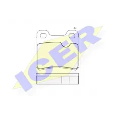 Колодки гальмівні (задні) Opel Astra F 91-01/Kadett E 86-91/Vectra A 88-95