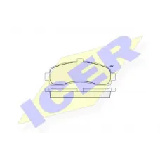 Колодки гальмівні (передні) Nissan Micra 92-03