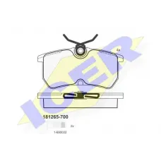 Колодки гальмівні (задні) Ford Focus 98-05/Fiesta V/VI 05-