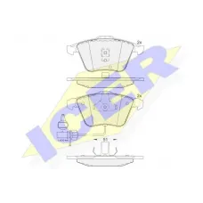 Колодки гальмівні (передні) Audi A6 97-05 (+датчики)